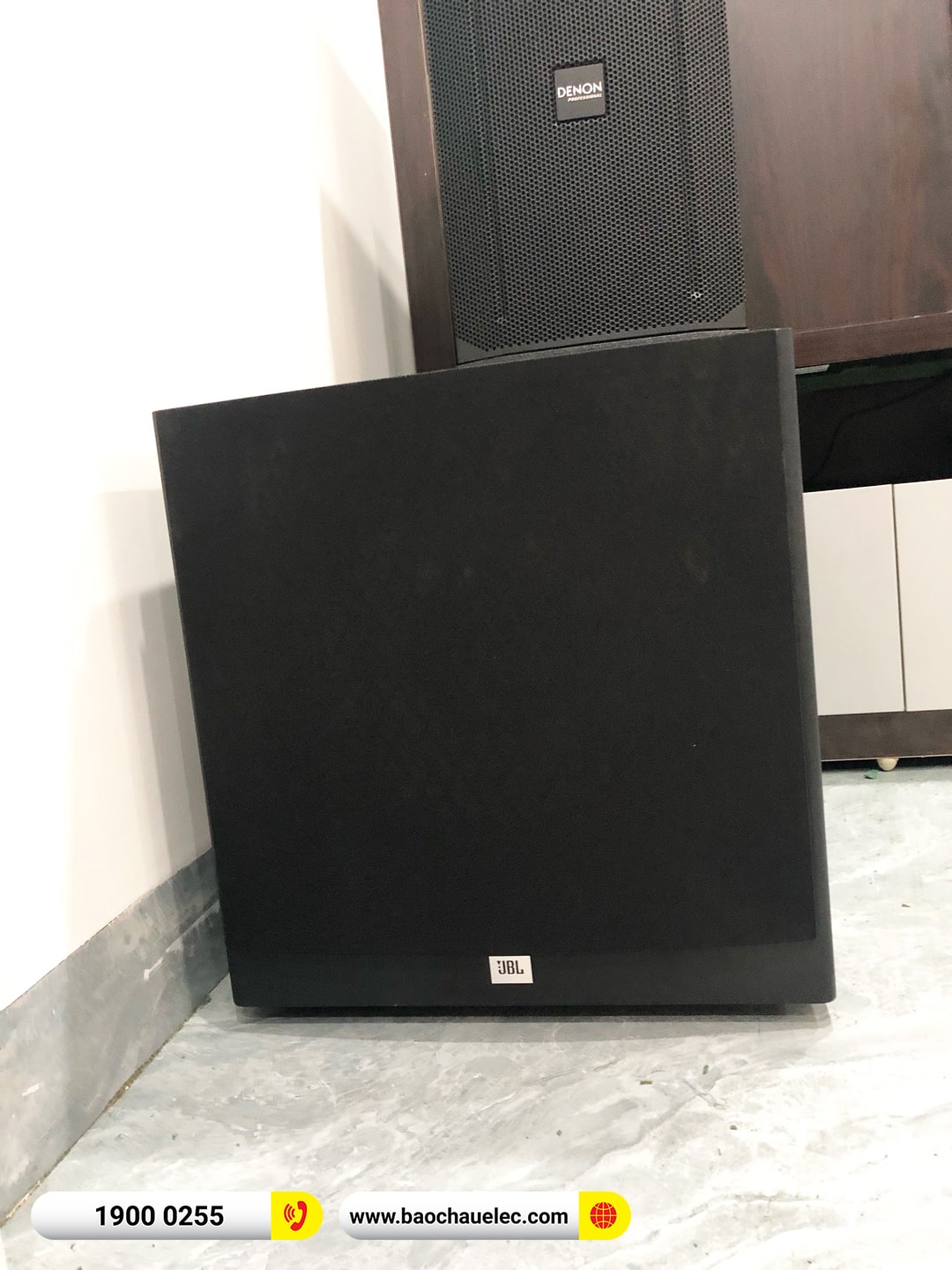 Lắp đặt d&agrave;n karaoke Denon gần 40tr cho anh Phong tại H&agrave; Nội (Denon DN510, Denon DP-N1600, JBL A120P) 
