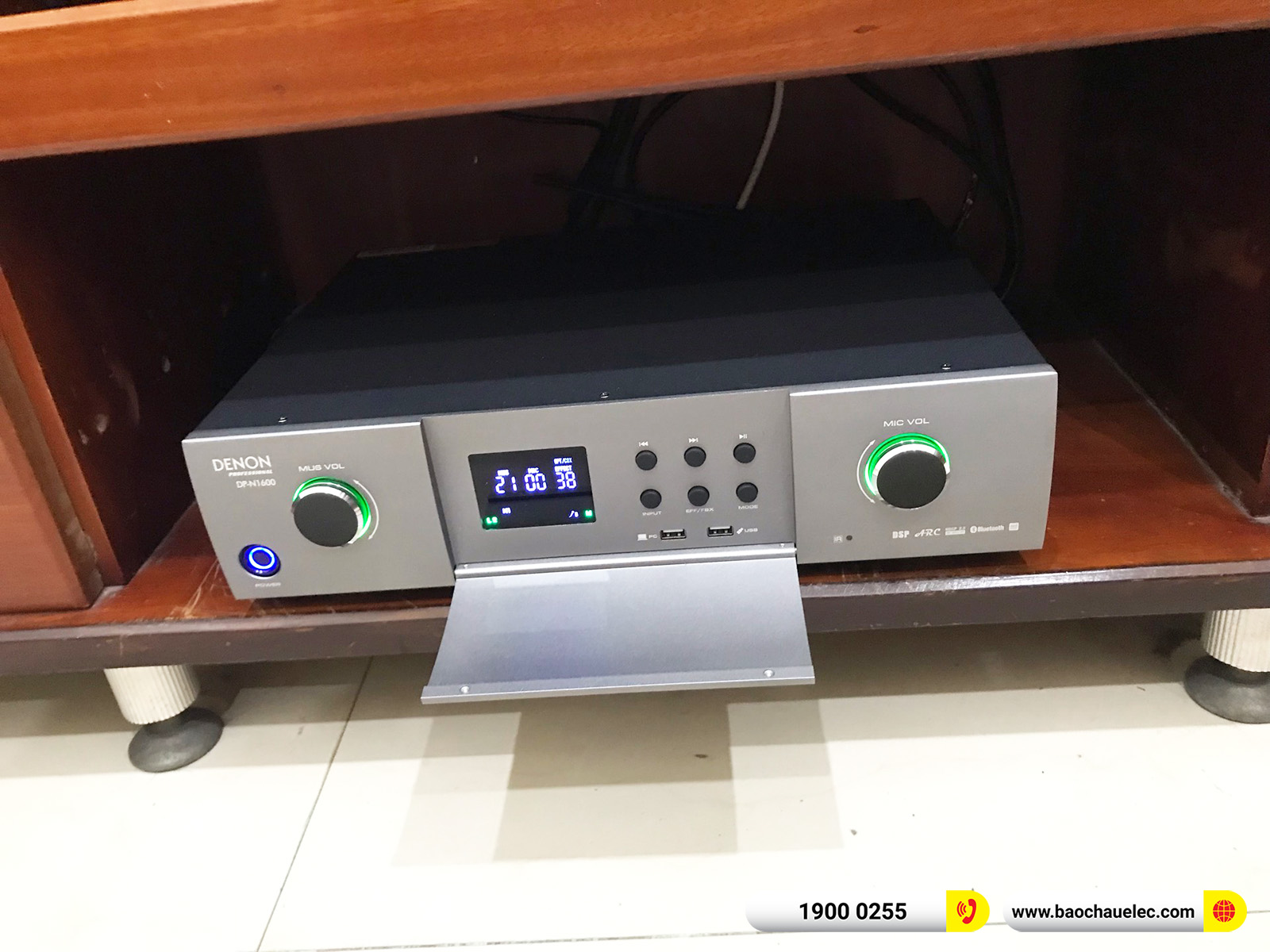 Lắp đặt dàn karaoke Denon hơn 34tr cho anh Phong tại Nam Định