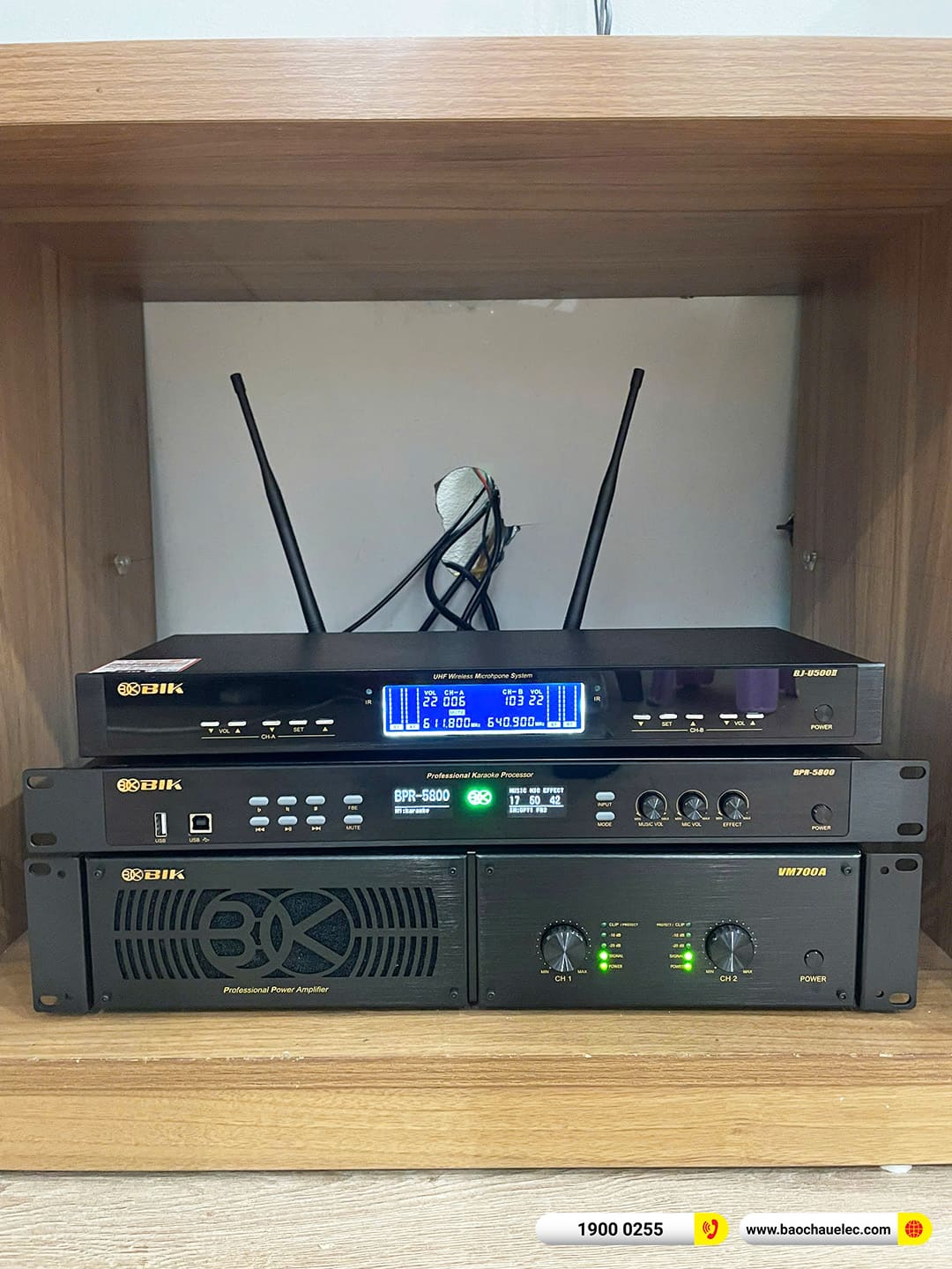 Lắp đặt dàn karaoke Denon hơn 30tr cho anh Phú tại Hà Nội