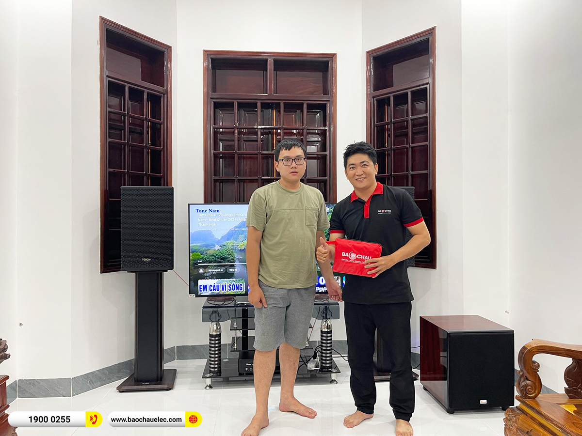 Lắp đặt dàn karaoke Denon hơn 35tr cho anh Phúc tại Đồng Nai