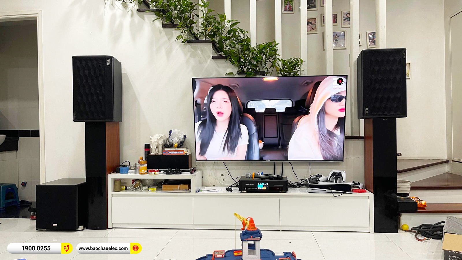 Lắp đặt d&agrave;n karaoke Denon gần 31tr cho anh Phương tại H&agrave; Nội