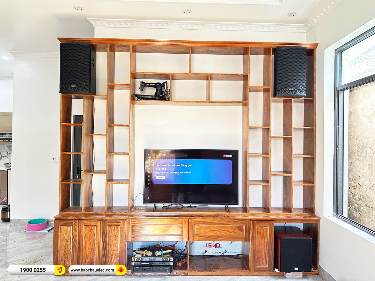 Lắp đặt d&agrave;n karaoke Denon hơn 31tr cho anh Thắng tại H&agrave; Nội 