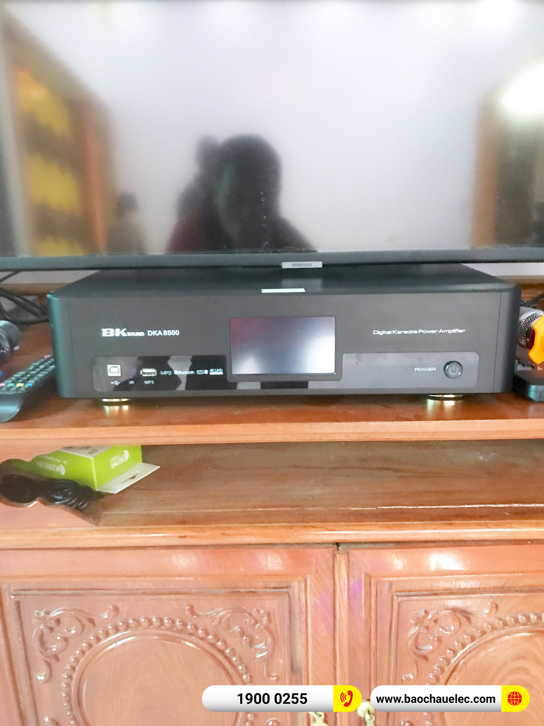 Lắp đặt d&agrave;n karaoke Denon hơn 33tr cho anh Thao tại Th&aacute;i B&igrave;nh (Denon Pro DP-312, BKSound DKA 8500, SW815)