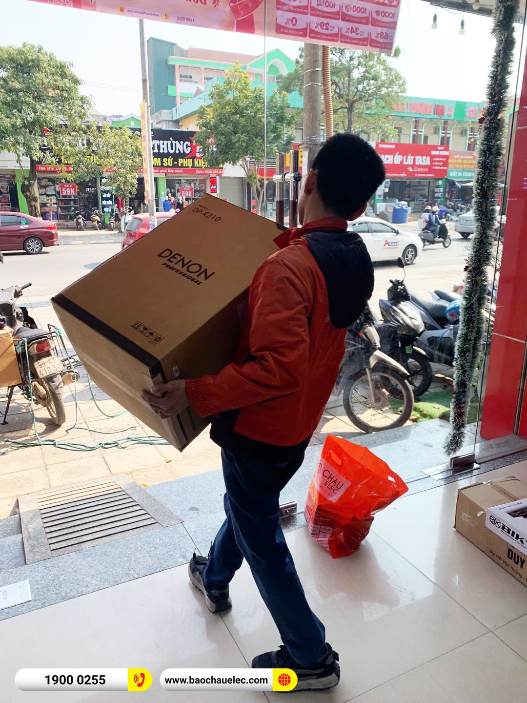 Lắp đặt d&agrave;n karaoke Denon gần 41tr cho anh Thuật tại Bắc Giang
