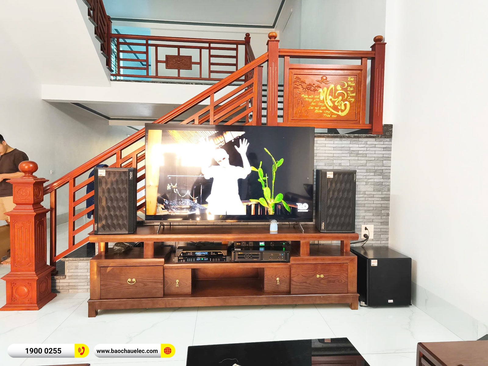 Lắp đặt d&agrave;n karaoke Denon gần 41tr cho anh Thuật tại Bắc Giang