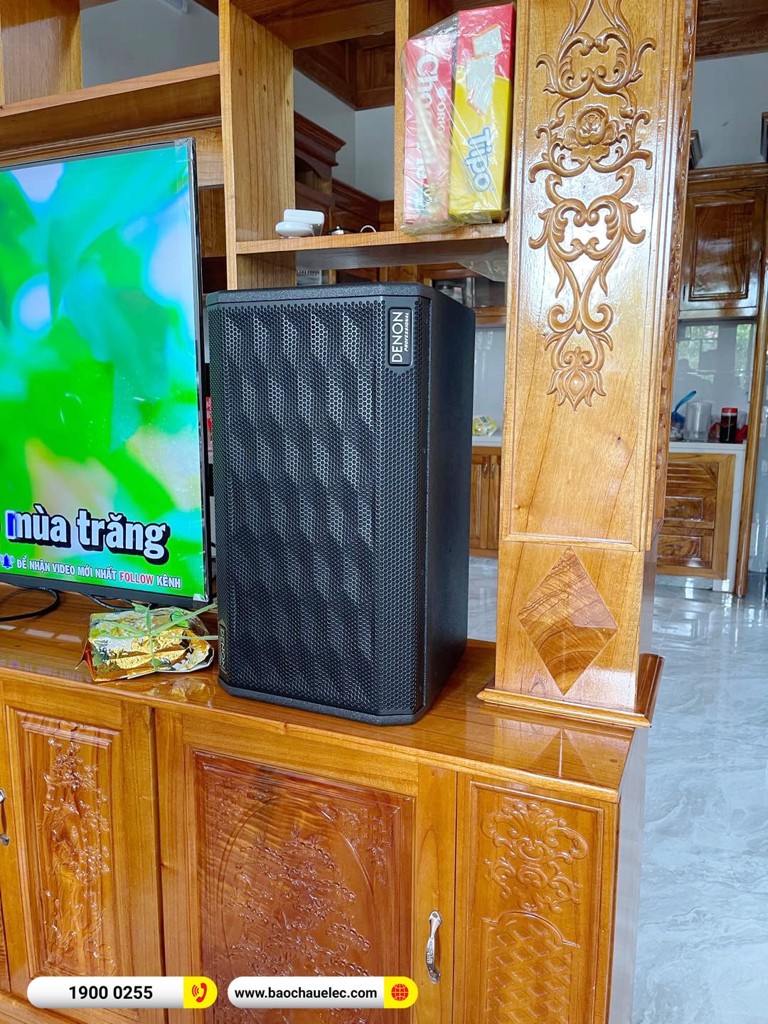 Lắp đặt d&agrave;n karaoke Denon hơn 22tr cho anh Tiến tại Ph&uacute; Thọ