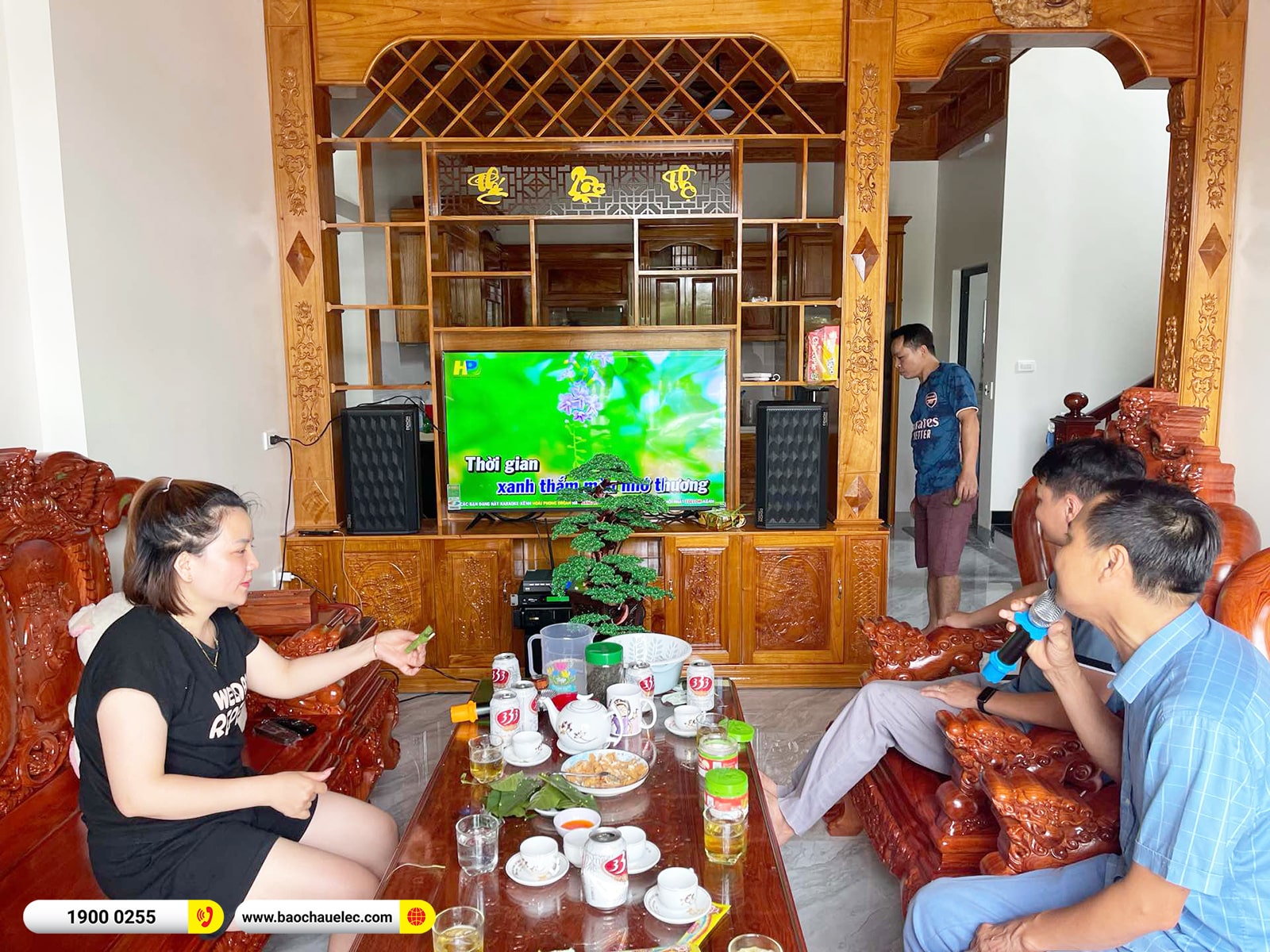 Lắp đặt d&agrave;n karaoke Denon hơn 22tr cho anh Tiến tại Ph&uacute; Thọ