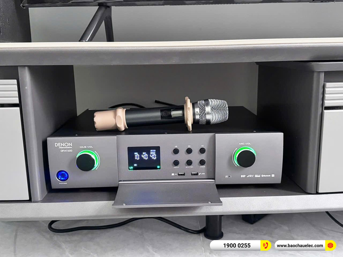 Lắp đặt dàn karaoke Denon hơn 27tr cho anh Trung tại Đồng Nai