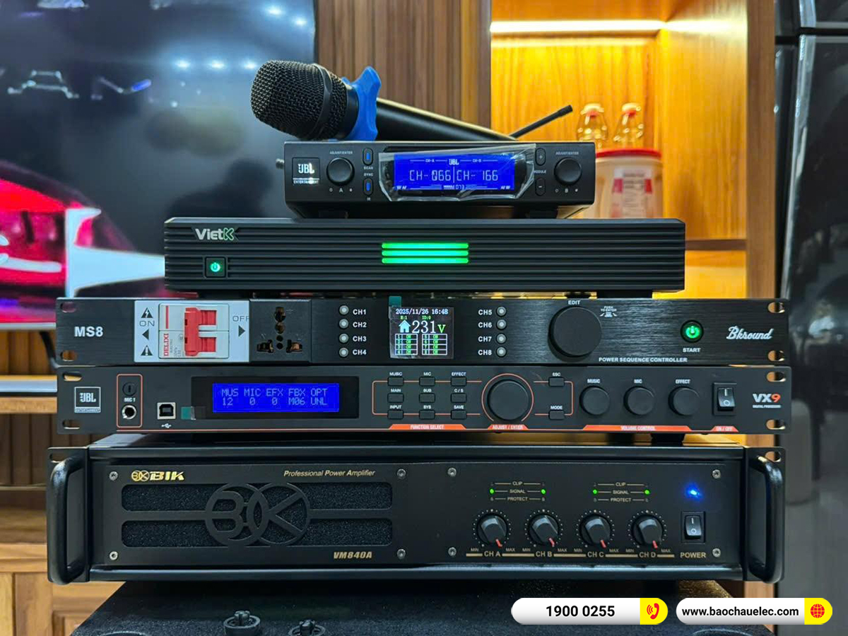 Lắp đặt d&agrave;n karaoke Denon hơn 121tr cho anh Trung tại Đồng Nai 