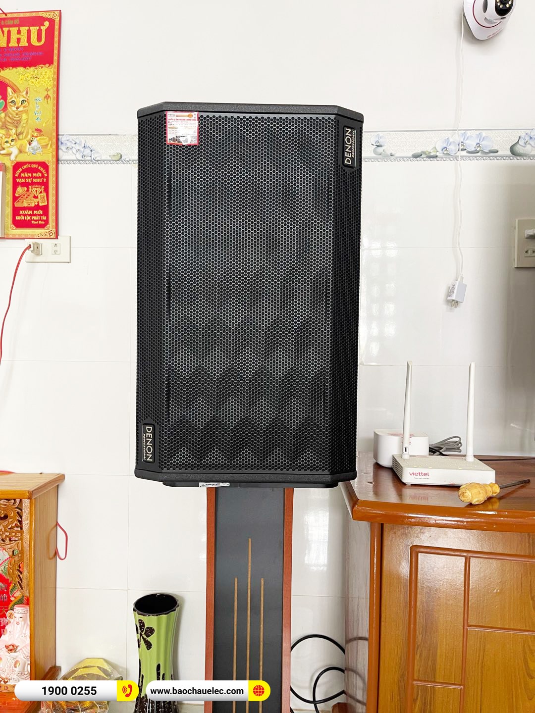 Lắp đặt d&agrave;n karaoke Denon hơn 41tr cho anh T&uacute; tại Đồng Nai
