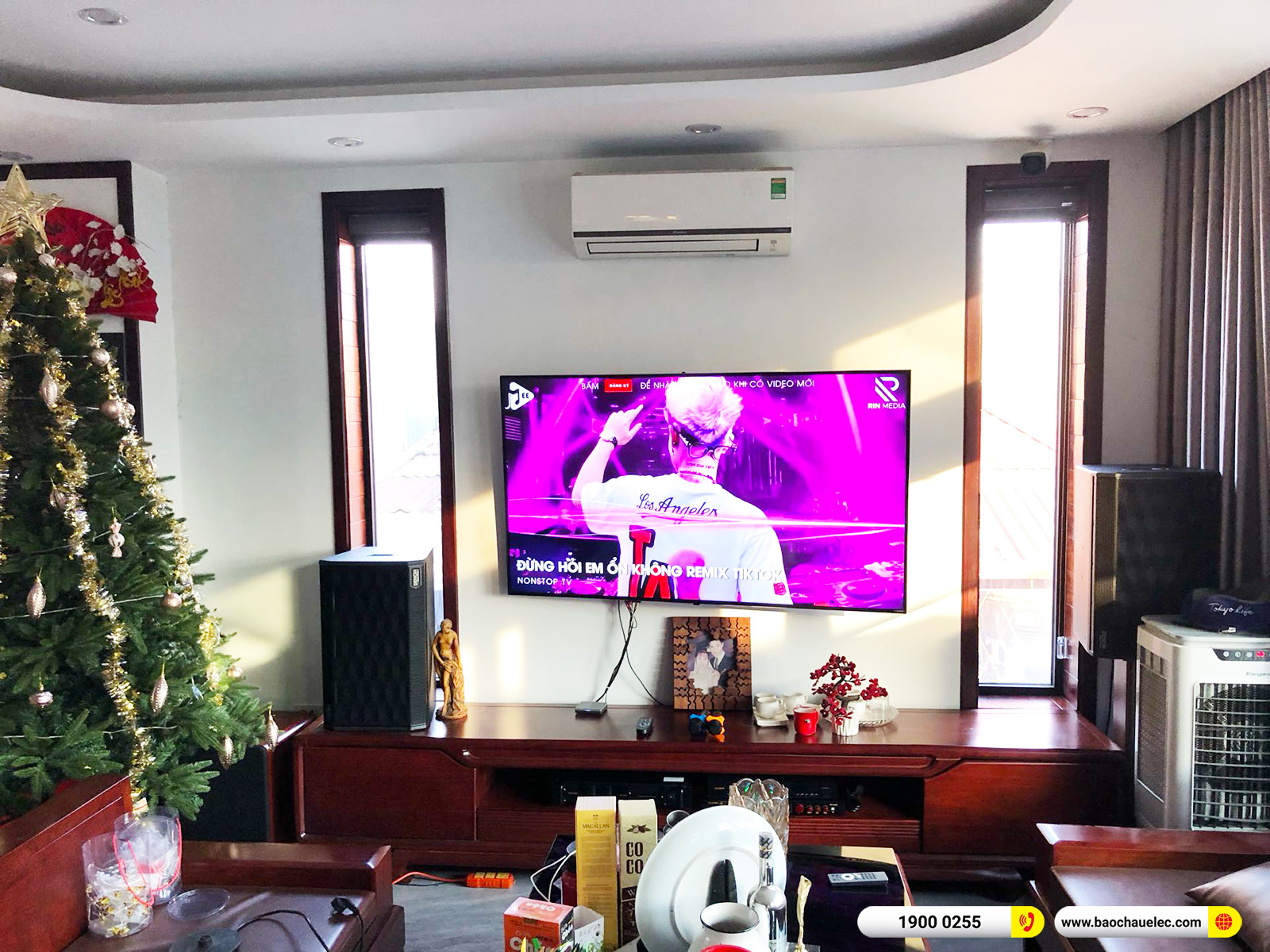 Lắp đặt dàn karaoke Denon hơn 42tr cho anh Tuấn tại Hà Nội