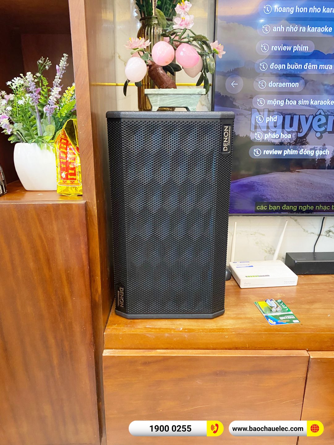 Lắp đặt dàn karaoke Denon hơn 26tr cho anh Xuân tại Thái Bình