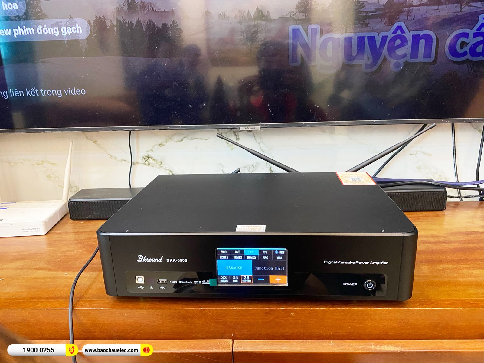 Lắp đặt dàn karaoke Denon hơn 26tr cho anh Xuân tại Thái Bình