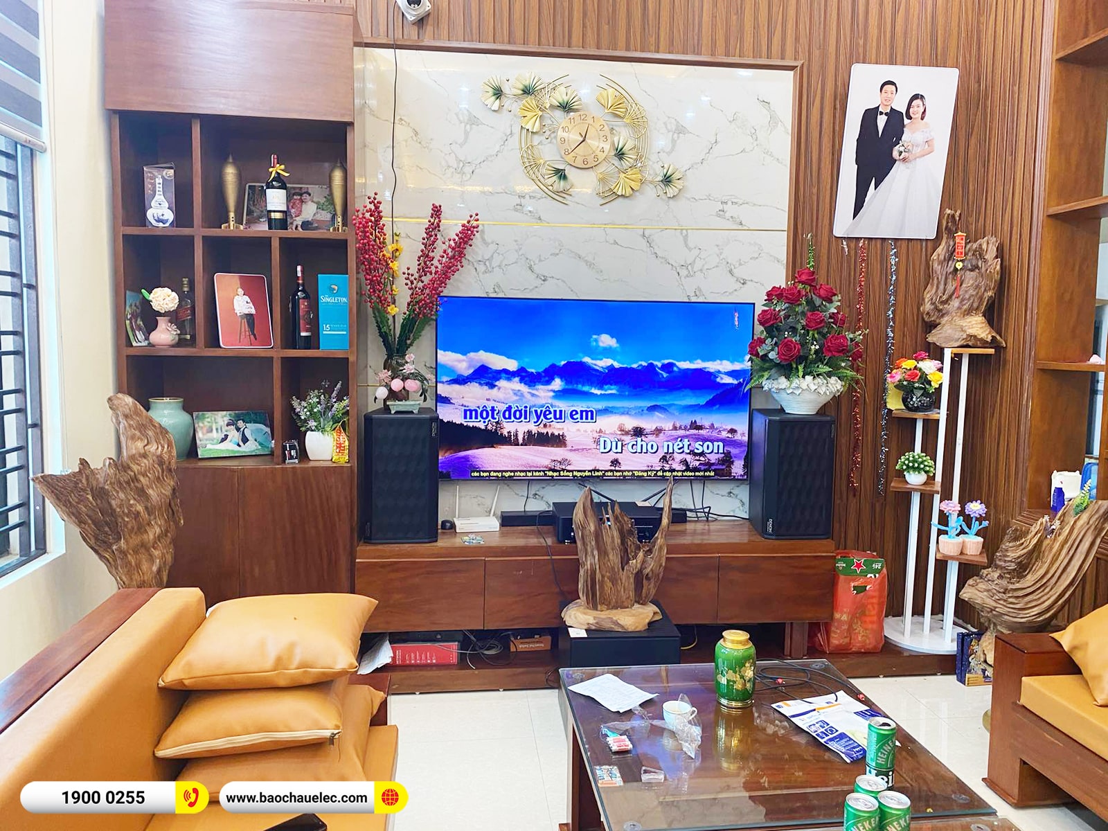Lắp đặt dàn karaoke Denon hơn 26tr cho anh Xuân tại Thái Bình