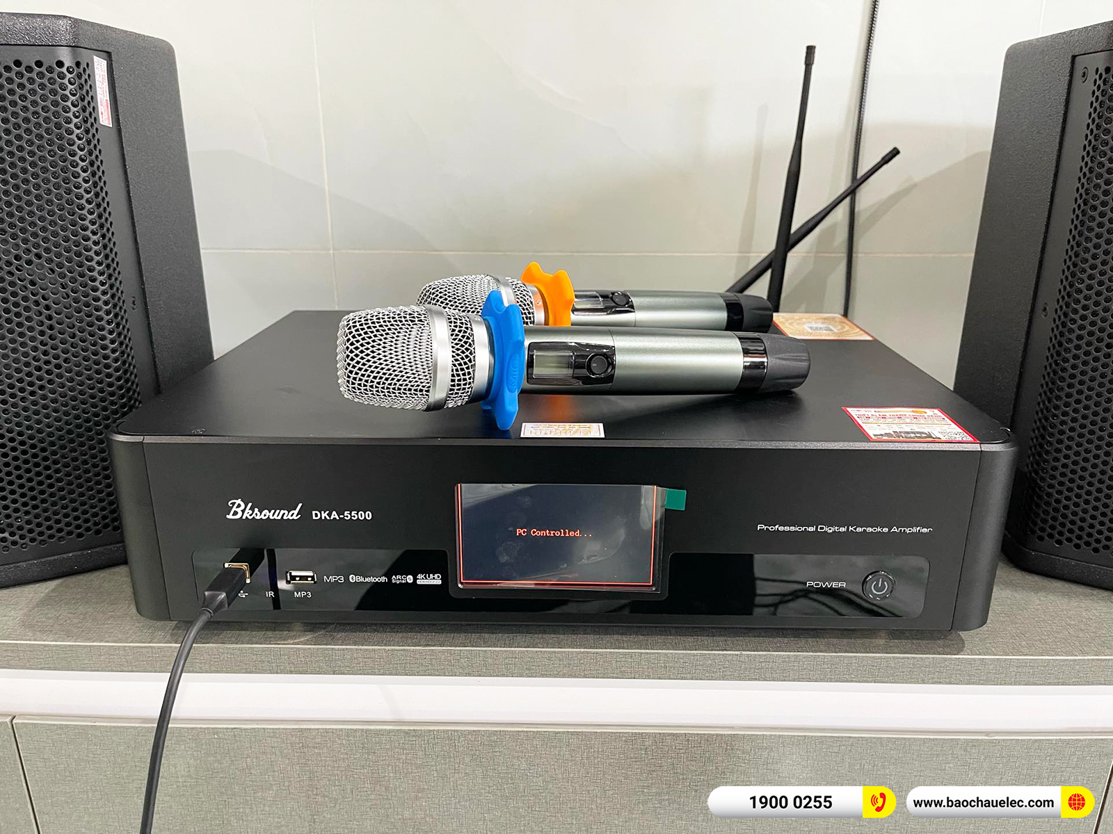 Lắp đặt d&agrave;n karaoke Denon hơn 22tr cho chị Hằng tại Đồng Nai