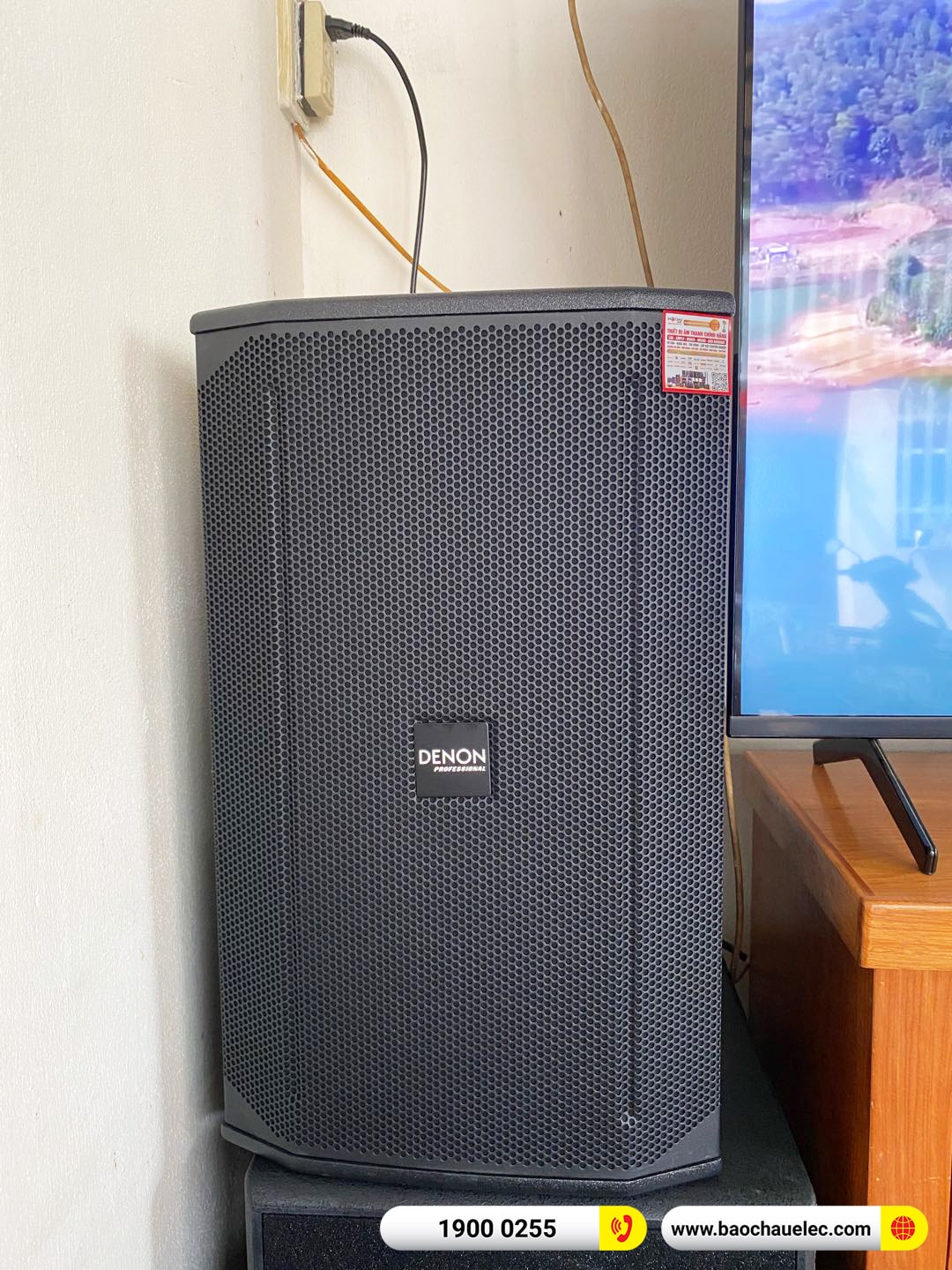 Lắp đặt d&agrave;n karaoke Denon hơn 51tr cho chị H&ograve;a tại Đồng Nai (Denon DN512, VM830A, X6 Luxury, BJ-W35, UGX12)
