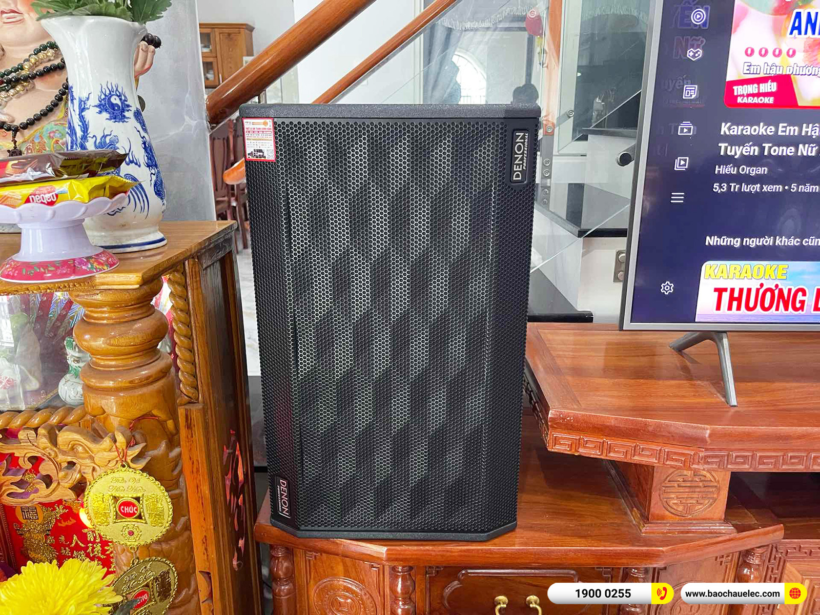 Lắp đặt dàn karaoke Denon hơn 33tr cho chị Oanh tại Đồng Nai