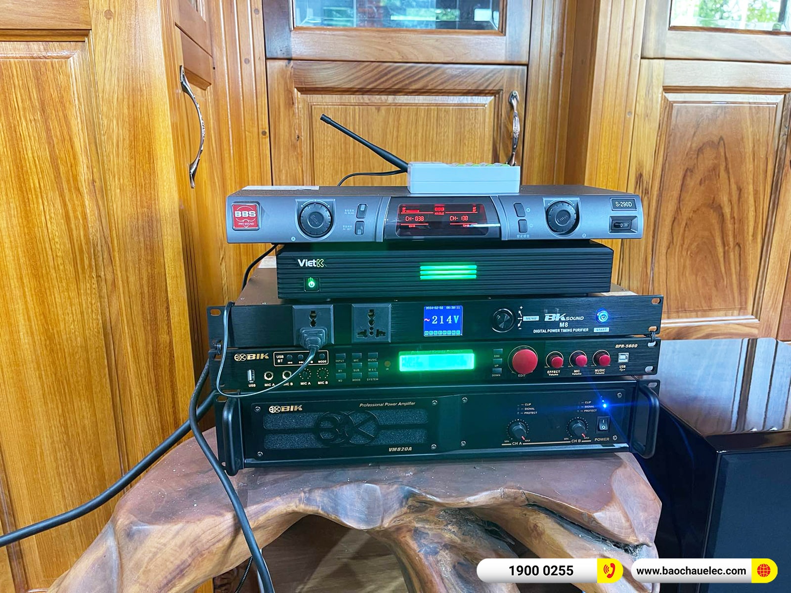 Lắp đặt d&agrave;n karaoke Denon hơn 79tr cho chị Thu tại Đồng Nai (Denon DN712, VM820A, BPR-5600, BJ-W25A,&hellip;)