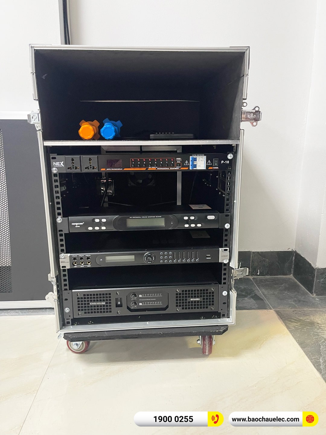 Lắp đặt d&agrave;n &acirc;m thanh hội trường Denon cho c&ocirc;ng ty tại H&agrave; Nội (Denon DP-R212, King House GXS-650, KP600, Toprhyme M300,&hellip;) 