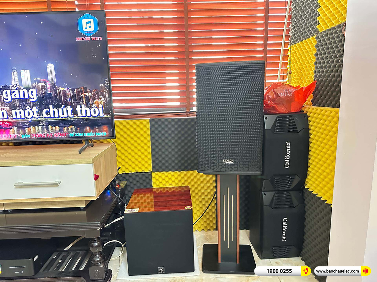 Lắp đặt d&agrave;n karaoke Denon hơn 26tr cho ch&uacute; B&igrave;nh tại H&agrave; Nội 
