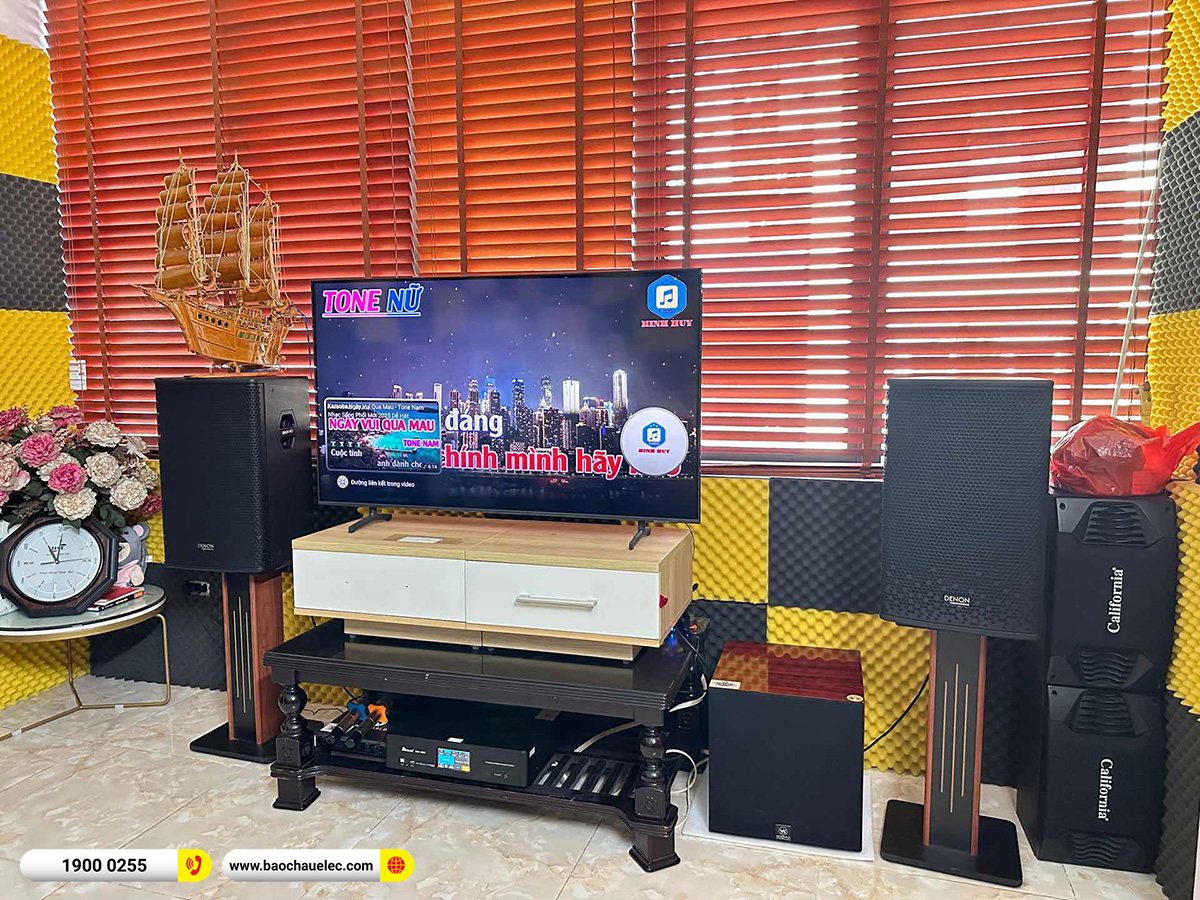 Lắp đặt d&agrave;n karaoke Denon hơn 26tr cho ch&uacute; B&igrave;nh tại H&agrave; Nội 