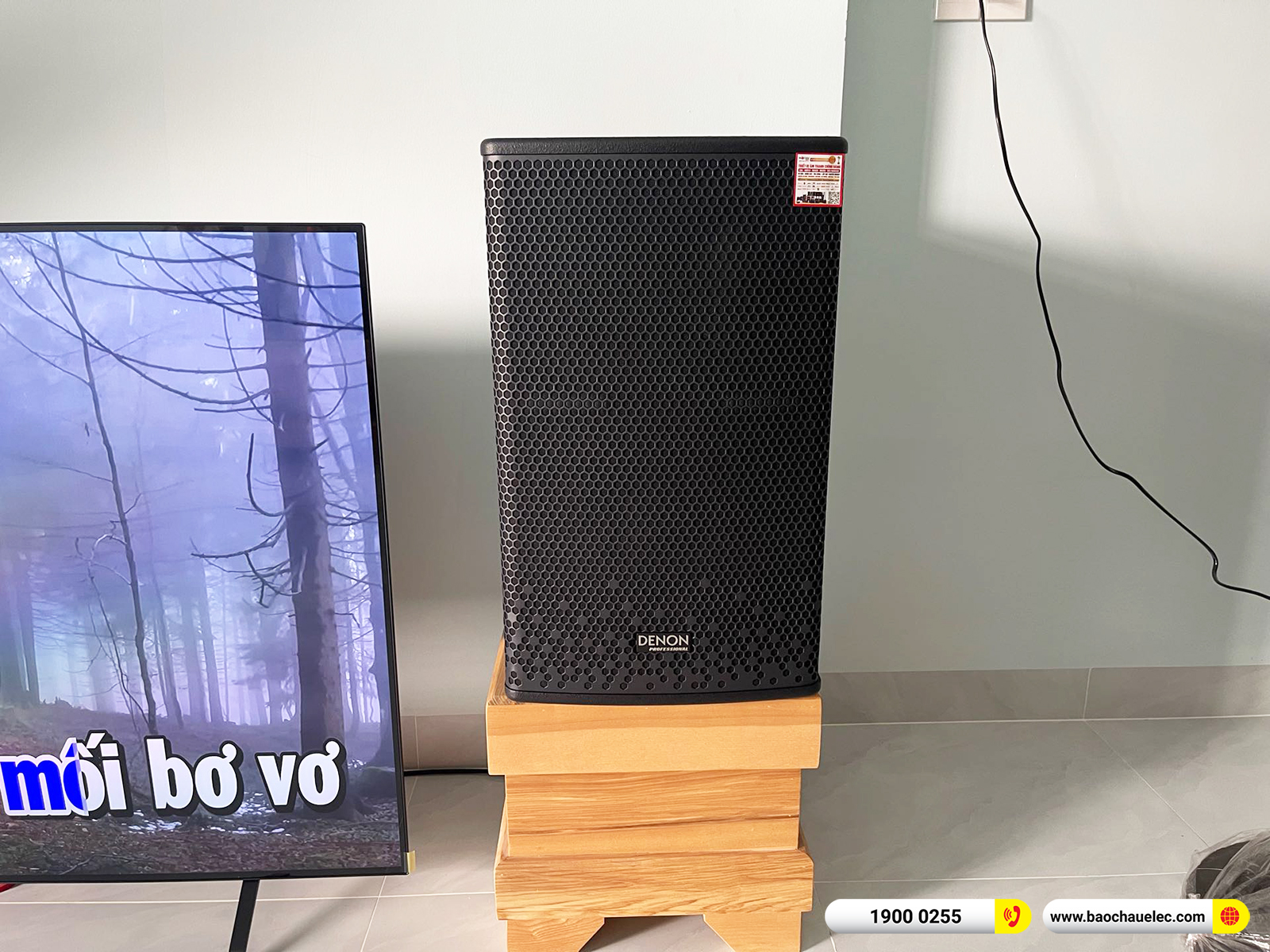 Lắp đặt d&agrave;n karaoke Denon hơn 36tr cho ch&uacute; Vĩnh tại Đồng Nai (Denon DP-R212, VM620A, X6 Luxury, SW612, UGX12)
