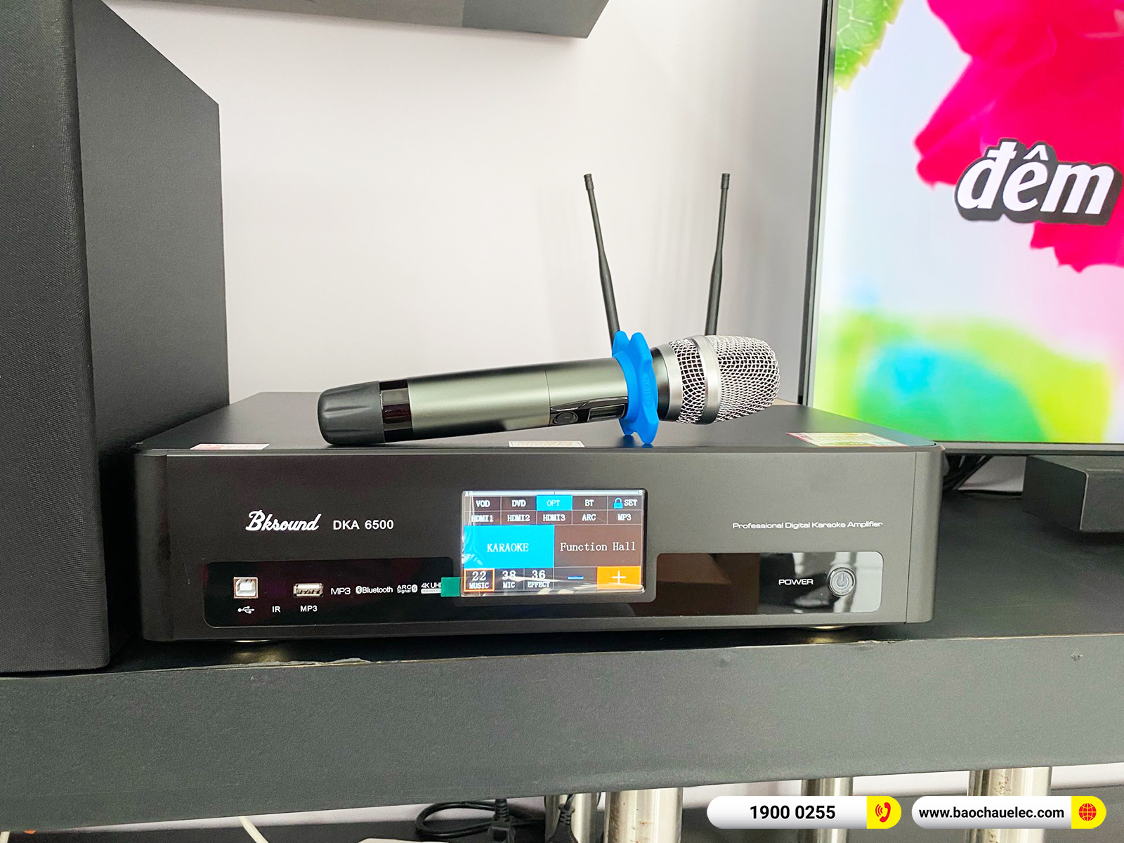Lắp đặt d&agrave;n karaoke Denon hơn 15tr cho ch&uacute; Khanh tại Đồng Nai
