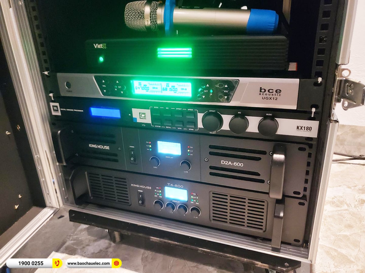 Lắp đặt d&agrave;n karaoke BIK hơn 95tr cho kh&aacute;ch sạn tại Quảng Ninh (BIK BSP 412II, King House T4-800, D2A-600, KX180A,&hellip;)