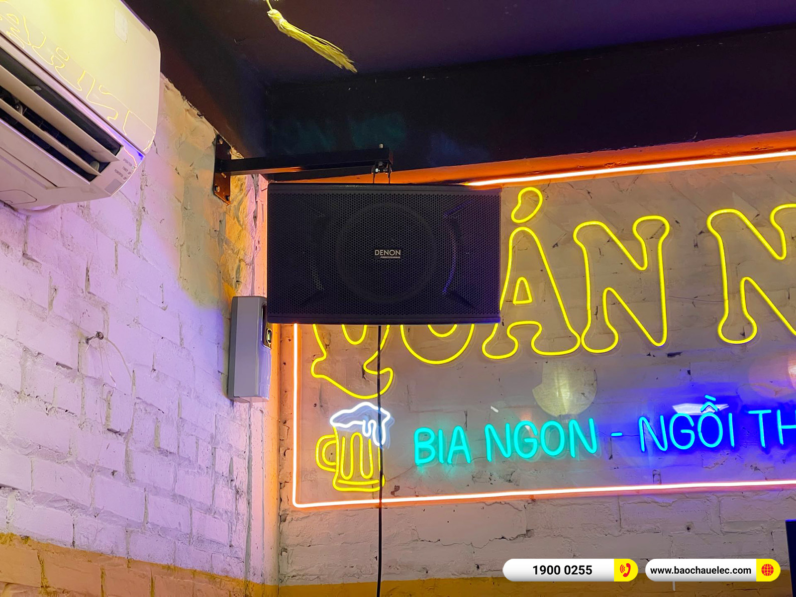 Lắp đặt d&agrave;n karaoke Denon hơn 15tr cho Qu&aacute;n nhậu Z&ocirc; Đ&ecirc; tại H&agrave; Nội