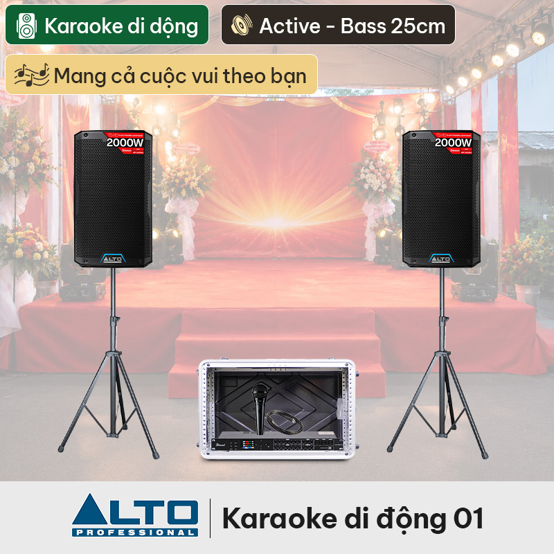 Dàn karaoke di động Alto 01