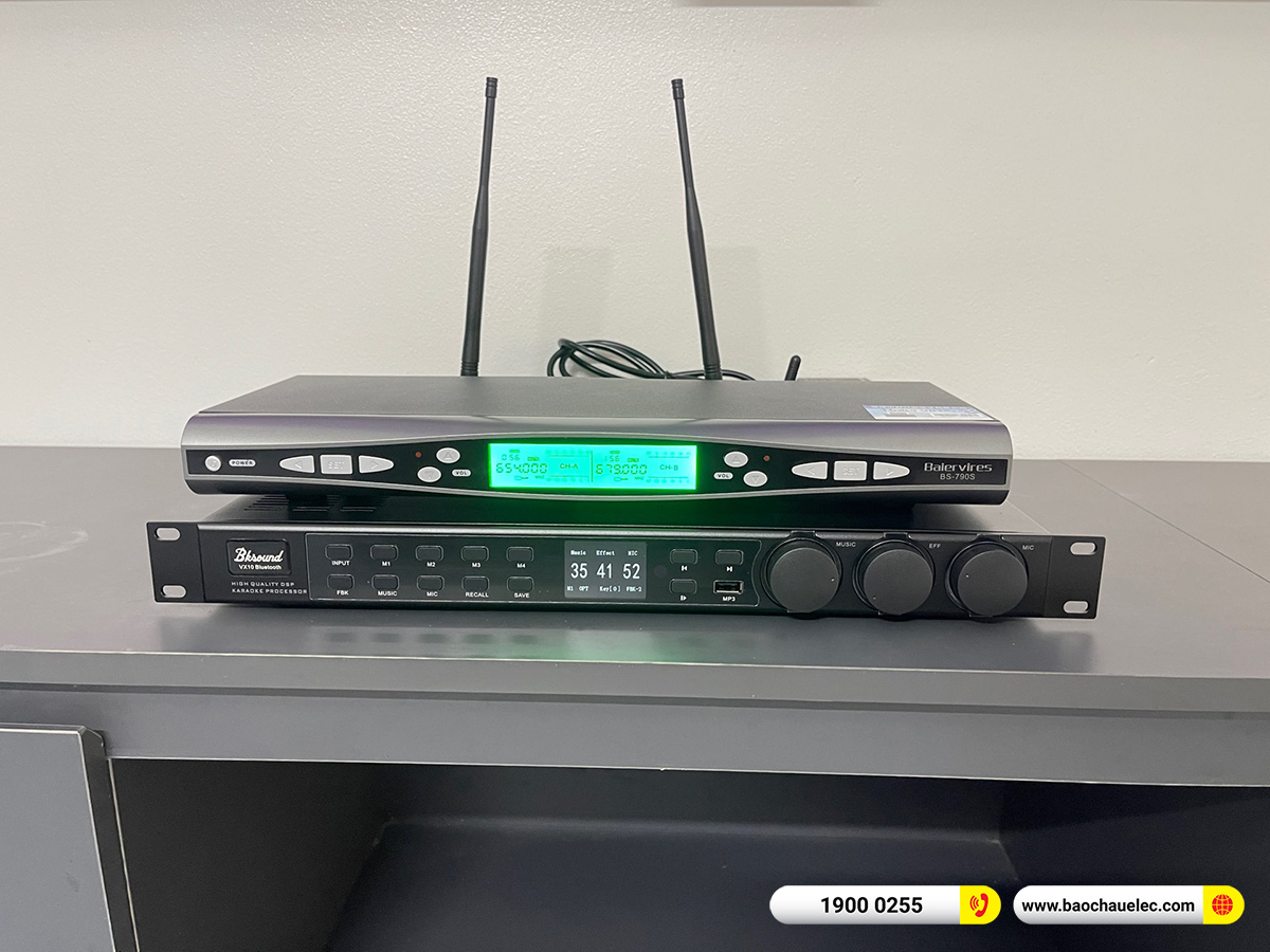 Lắp đặt d&agrave;n karaoke di động Alto hơn 40tr cho anh Hương tại H&agrave; Nội