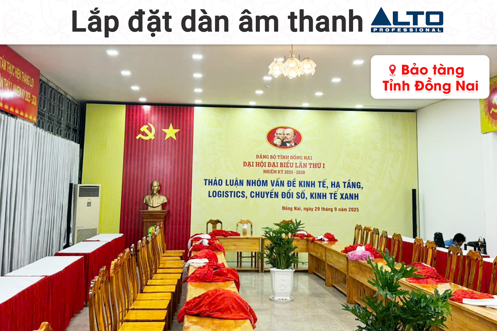 Lắp đặt dàn âm thanh Alto cho Bảo tàng tỉnh Quảng Ninh