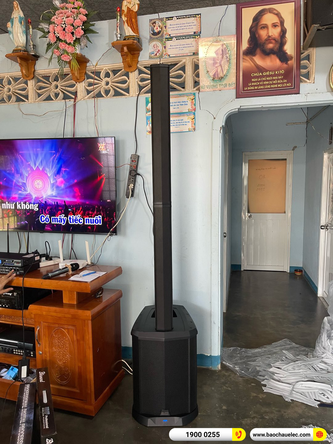Lắp đặt d&agrave;n karaoke di động Alto hơn 35tr cho chị Vy tại Đồng Nai 