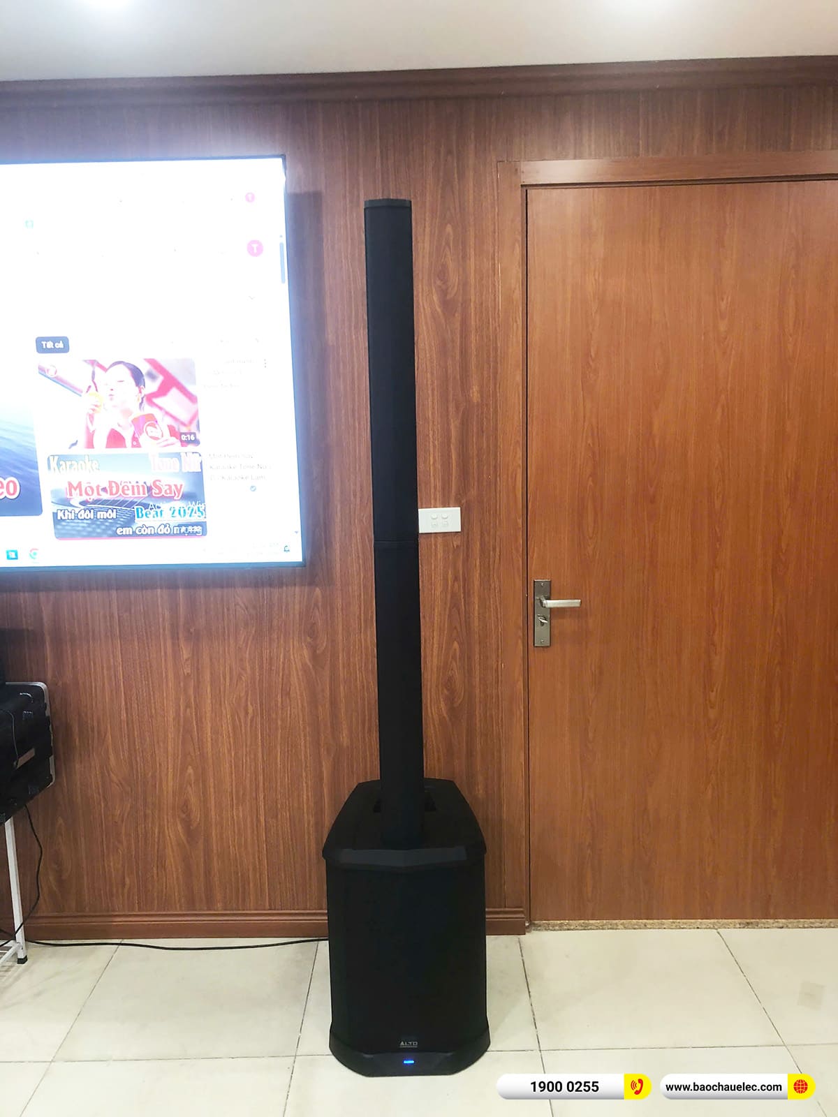 Lắp đặt d&agrave;n karaoke di động Alto cho kh&aacute;ch h&agrave;ng tại H&agrave; Nội 