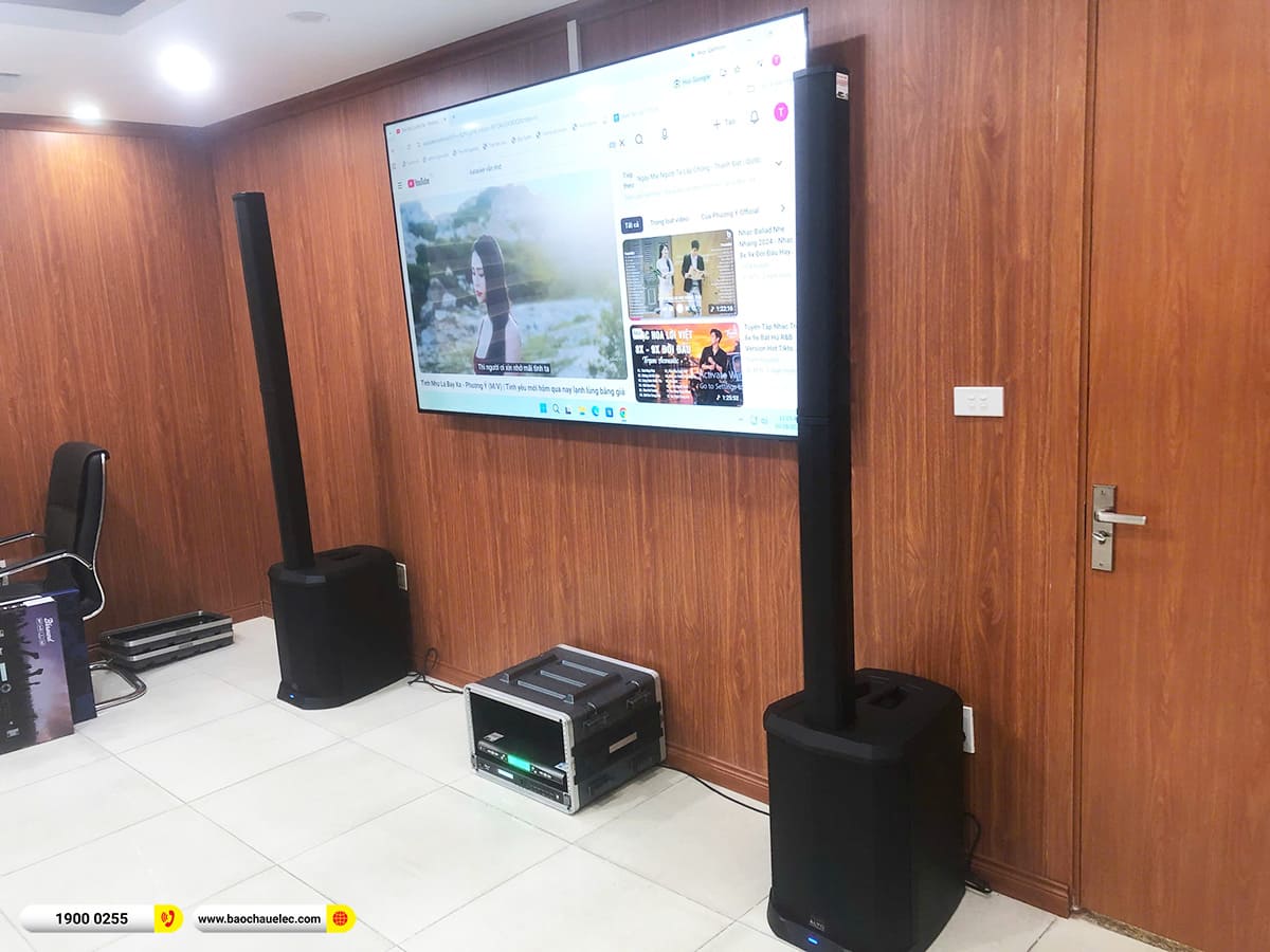 Lắp đặt d&agrave;n karaoke di động Alto cho kh&aacute;ch h&agrave;ng tại H&agrave; Nội 