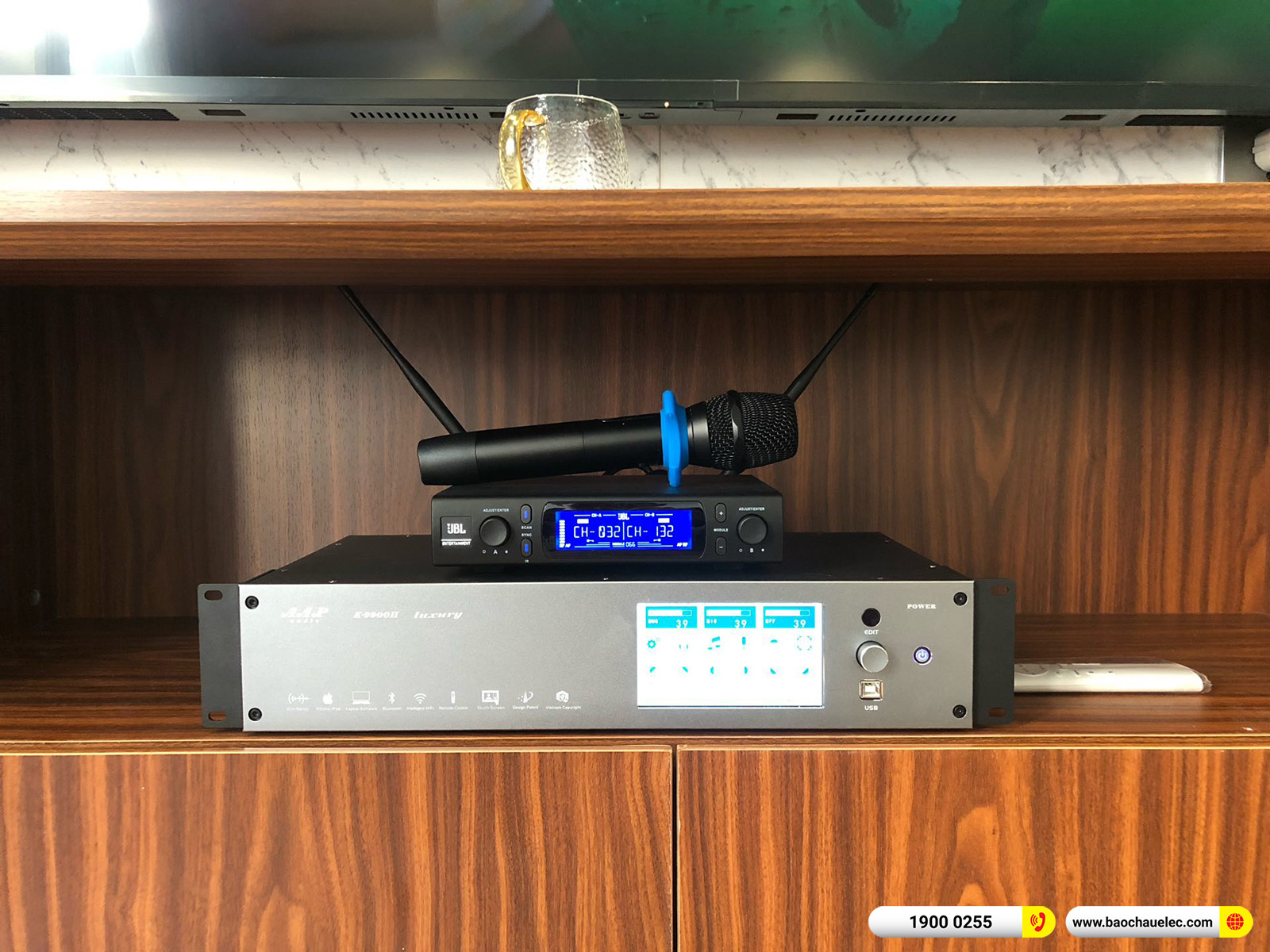 Lắp đặt d&agrave;n karaoke di động RCF hơn 90tr cho anh Đại tại H&agrave; Nội