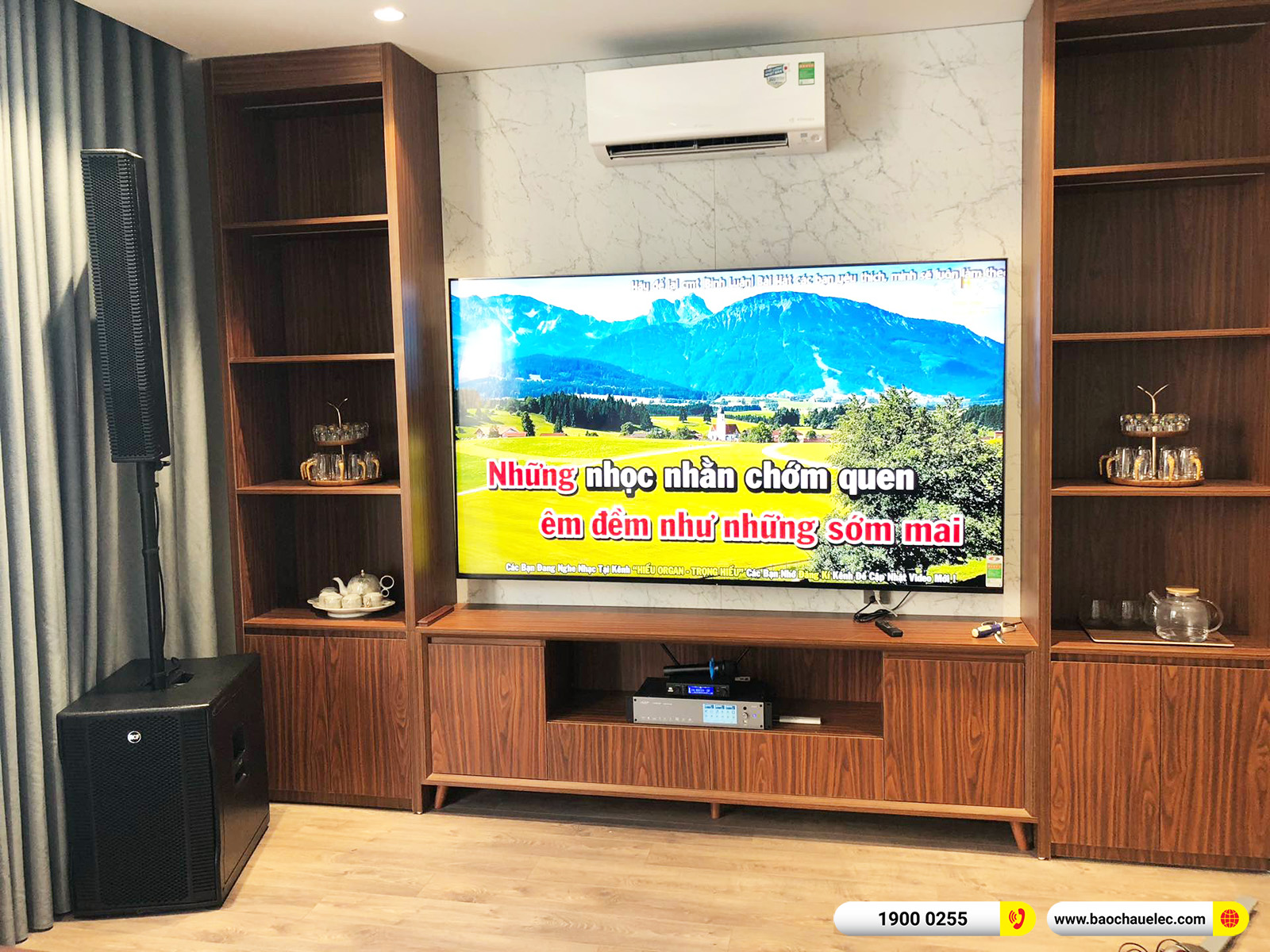 Lắp đặt d&agrave;n karaoke di động RCF hơn 90tr cho anh Đại tại H&agrave; Nội