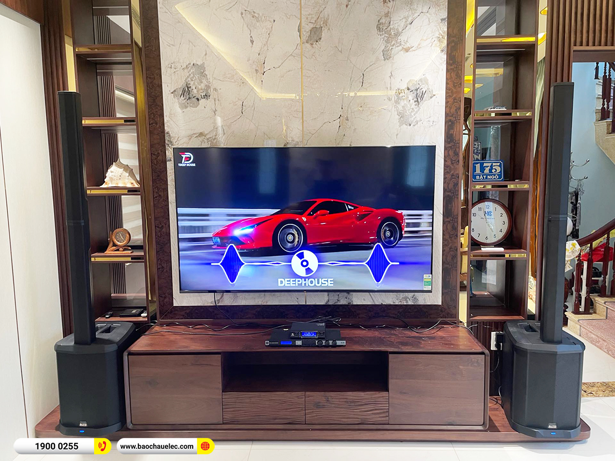 Lắp đặt d&agrave;n karaoke di động Alto hơn 45tr cho anh Dũng tại H&agrave; Nội