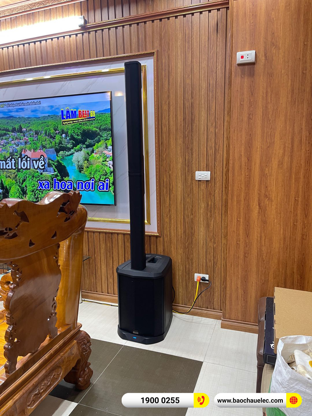 Lắp đặt d&agrave;n karaoke di động Alto hơn 42tr cho anh Ho&agrave;ng tại H&agrave; Nội 