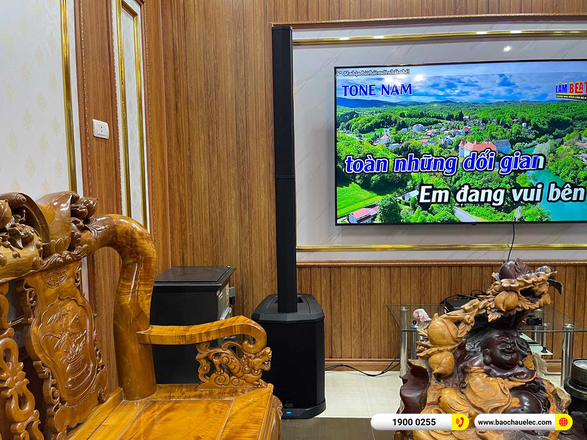 Lắp đặt d&agrave;n karaoke di động Alto hơn 42tr cho anh Ho&agrave;ng tại H&agrave; Nội 