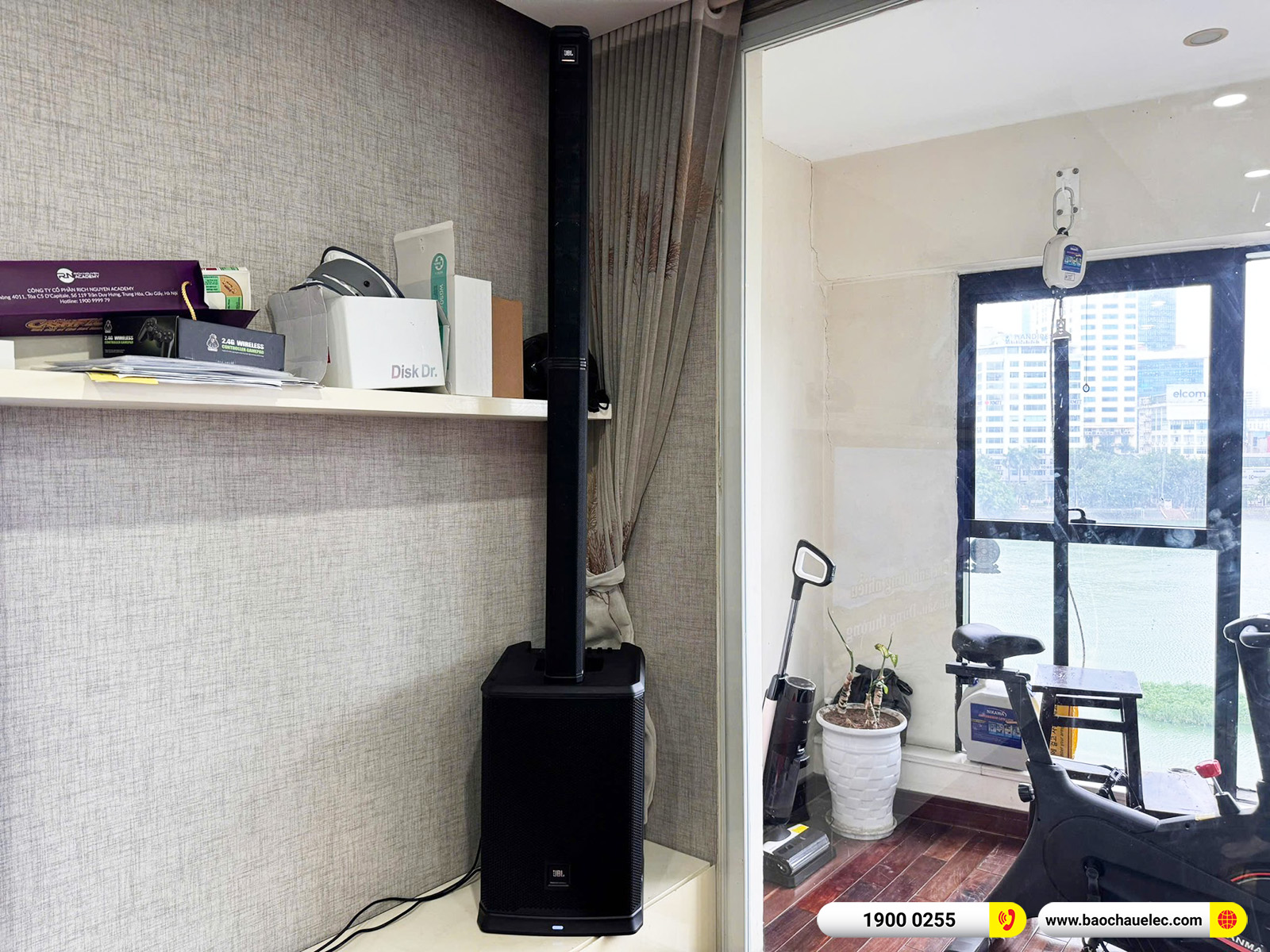 Lắp đặt d&agrave;n karaoke di động JBL gần 50tr cho anh Hưng tại H&agrave; Nội 