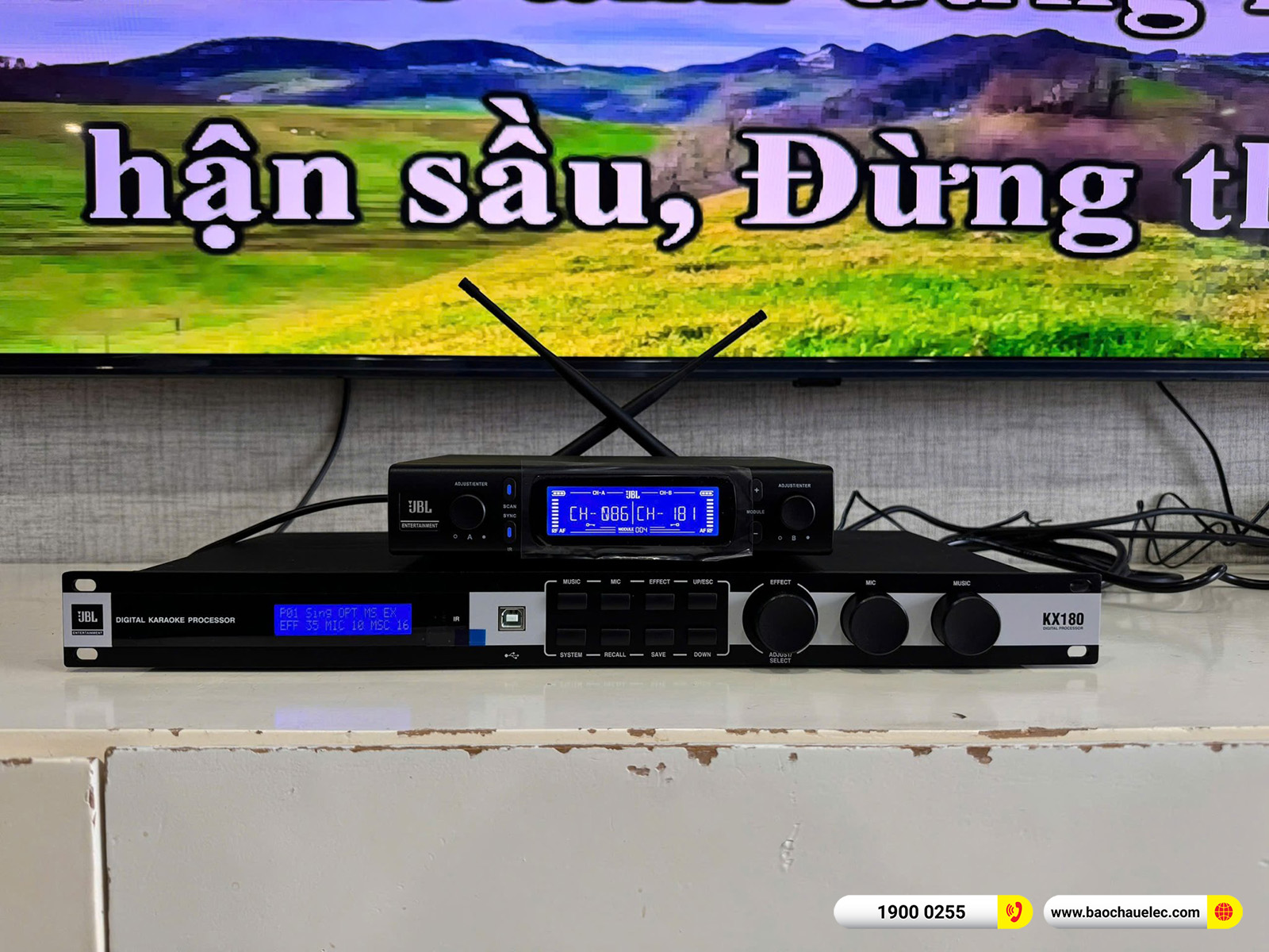 Lắp đặt d&agrave;n karaoke di động JBL gần 50tr cho anh Hưng tại H&agrave; Nội 