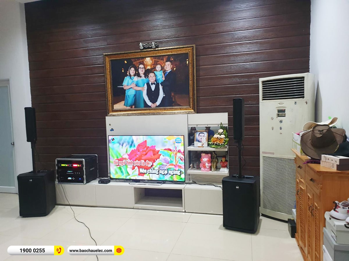 Lắp đặt d&agrave;n karaoke di động RCF gần 102tr cho anh Khải tại Đồng Nai (RCF Evox Jmix8, BPC-R500, VIP6000, AAP P8) 