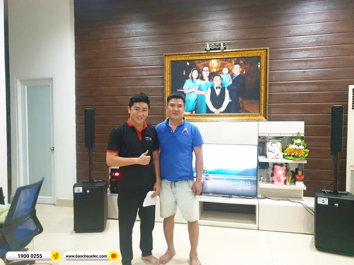 Lắp đặt d&agrave;n karaoke di động RCF gần 102tr cho anh Khải tại Đồng Nai (RCF Evox Jmix8, BPC-R500, VIP6000, AAP P8) 