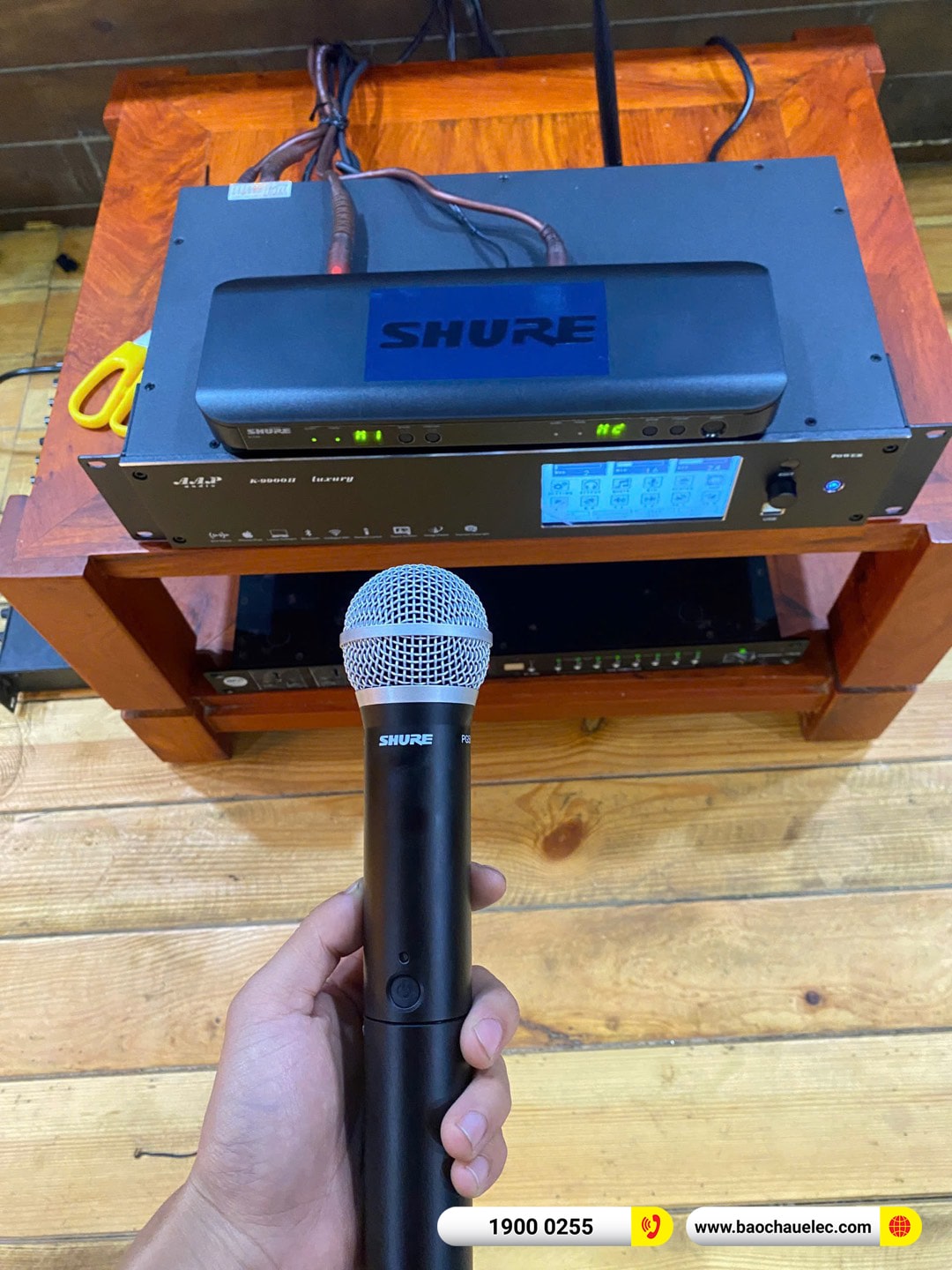 Lắp đặt d&agrave;n karaoke di động JBL hơn 100tr cho anh Sơn tại Bắc Ninh