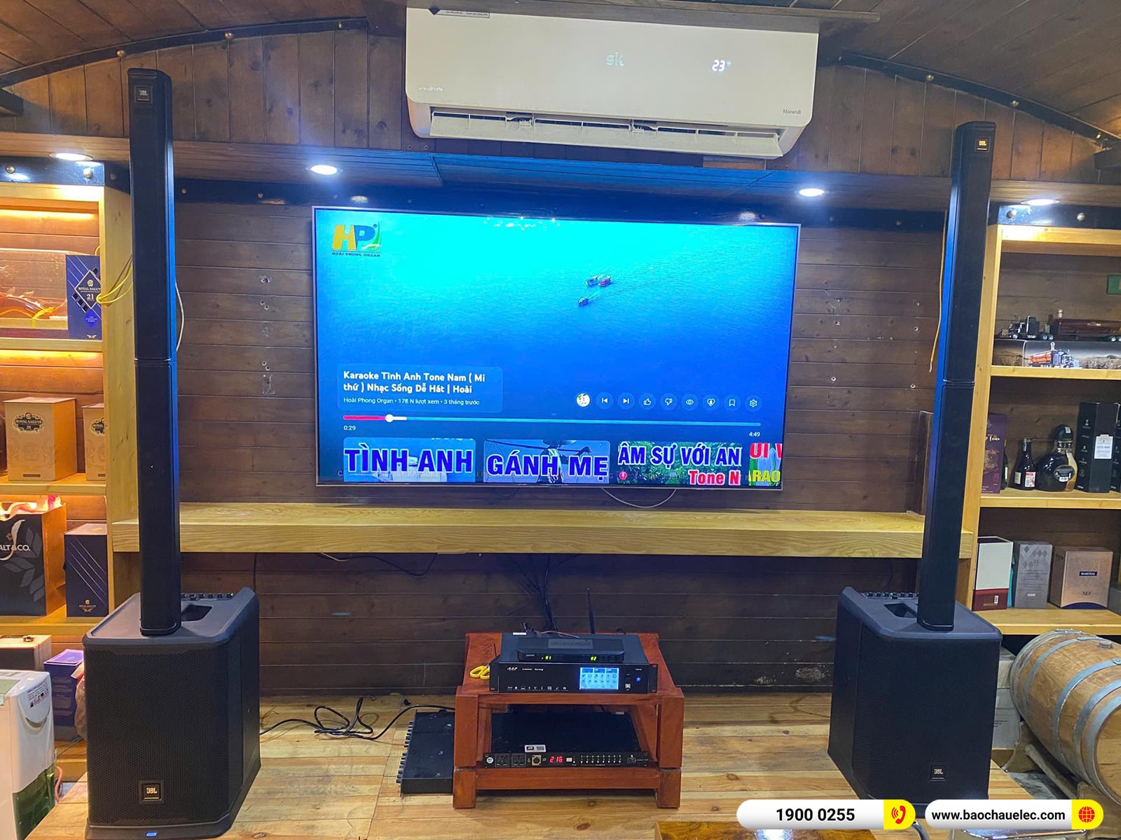 Lắp đặt d&agrave;n karaoke di động JBL hơn 100tr cho anh Sơn tại Bắc Ninh
