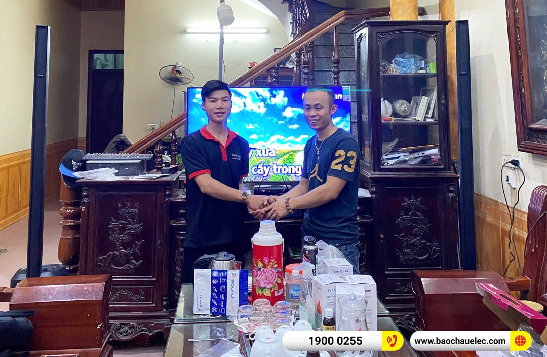 Lắp đặt d&agrave;n karaoke di động Bose hơn 91tr cho anh Th&agrave;nh tại Bắc Giang