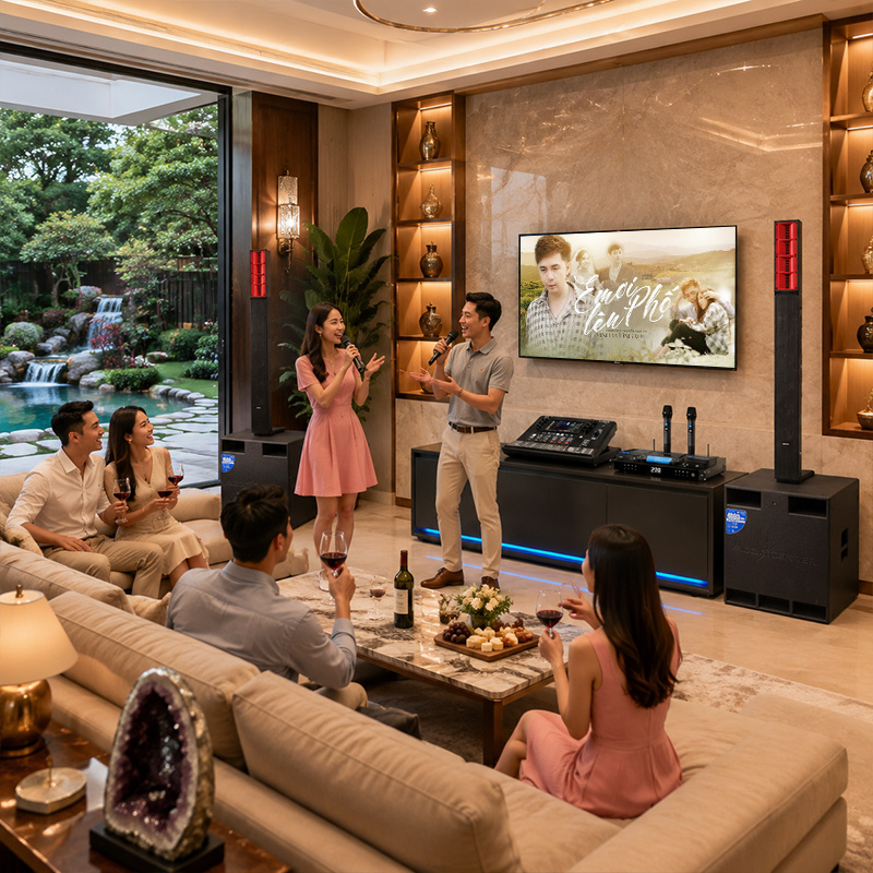 Dàn karaoke di động Audiocenter 08