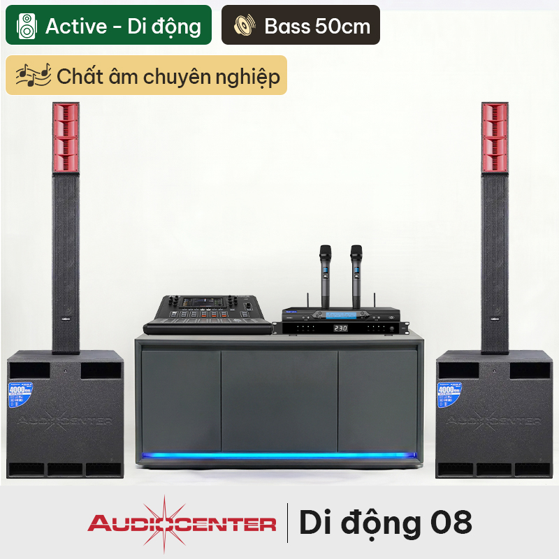 Dàn karaoke di động Audiocenter 08