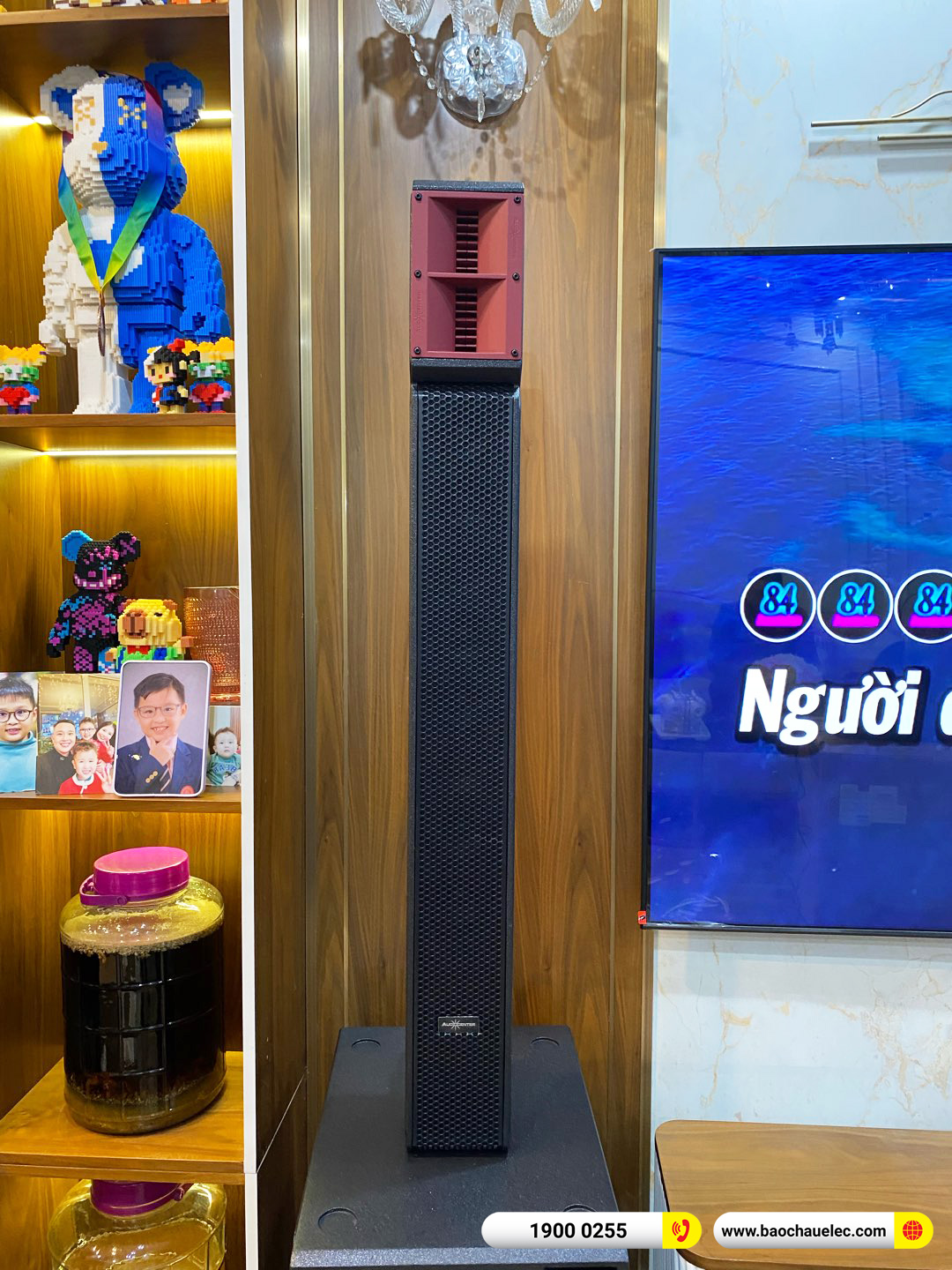 Lắp đặt d&agrave;n karaoke di động Audiocenter cho anh Đ&ocirc;ng tại H&agrave; Nội 
